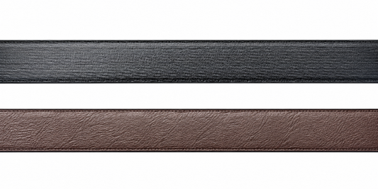 Tommy Hilfiger-Style Reversible Buckle Black and Brown Belt – Silver Monogram Buckle