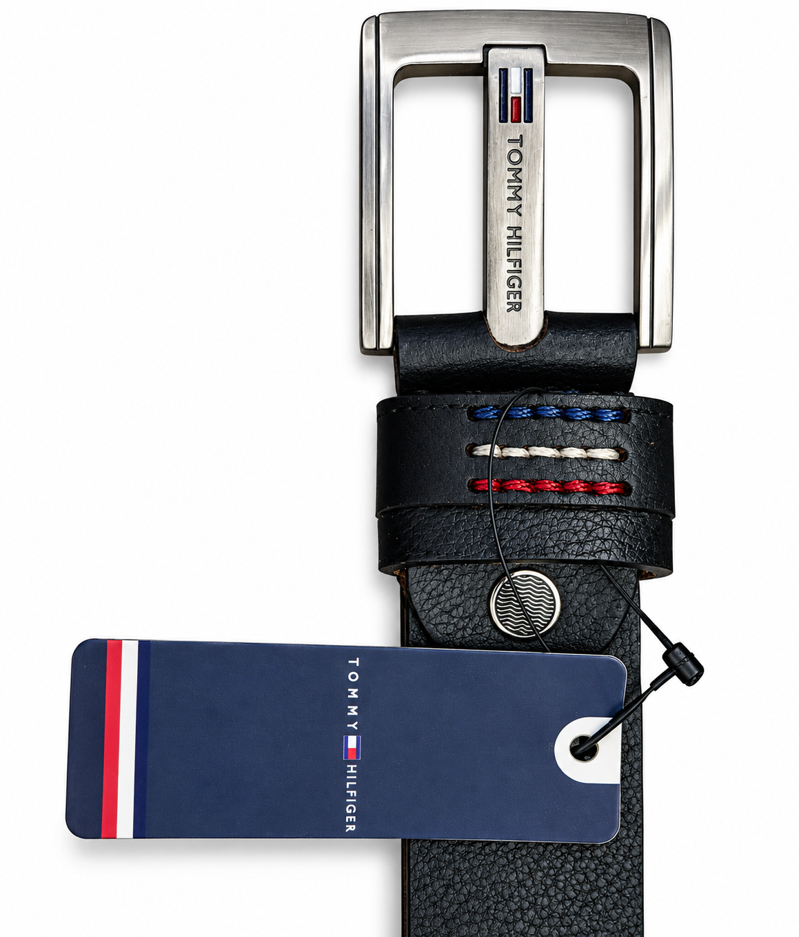 Tommy Hilfiger Black Leather Belt