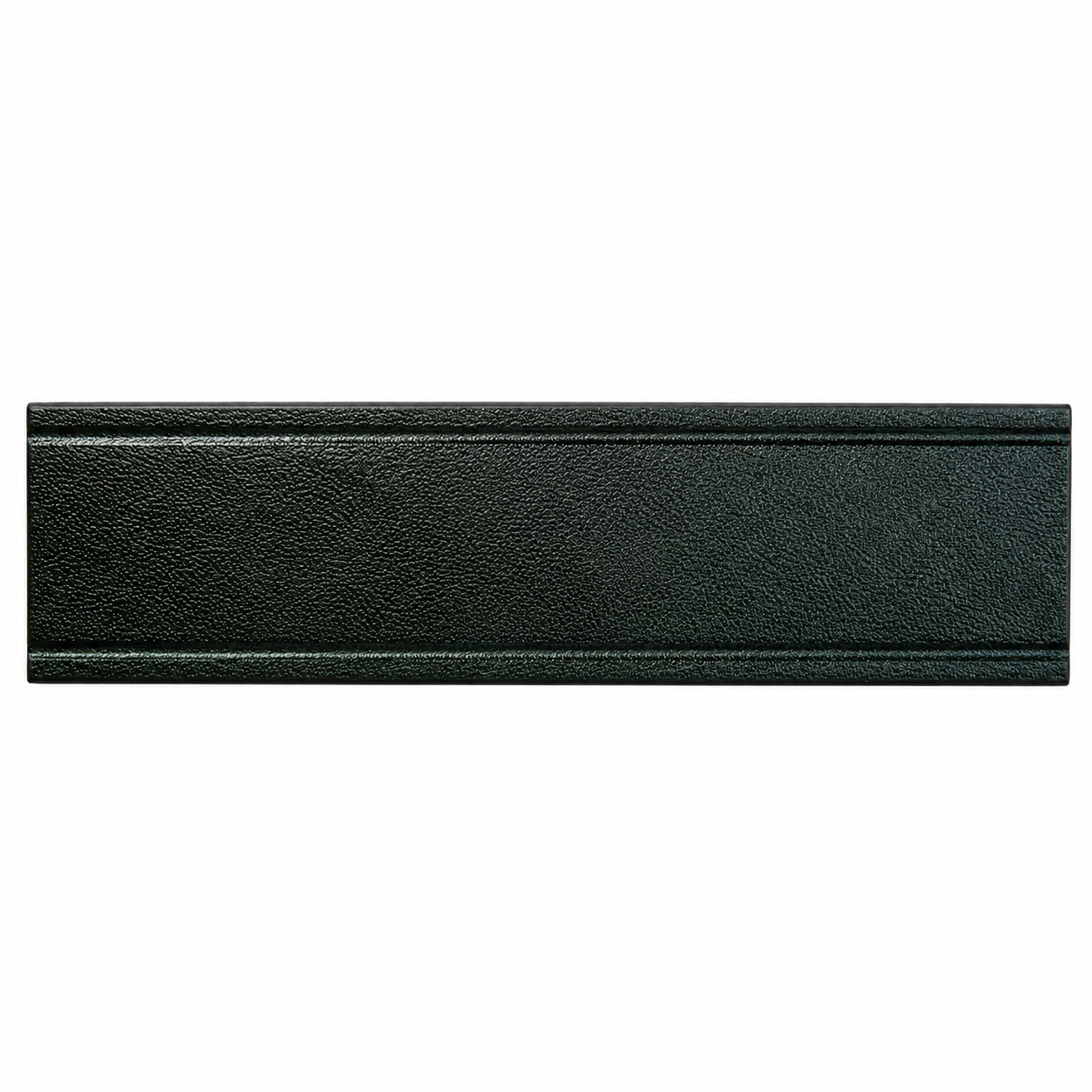 Karl Lagerfeld Black Signature Leather Belt with Classic Buckle