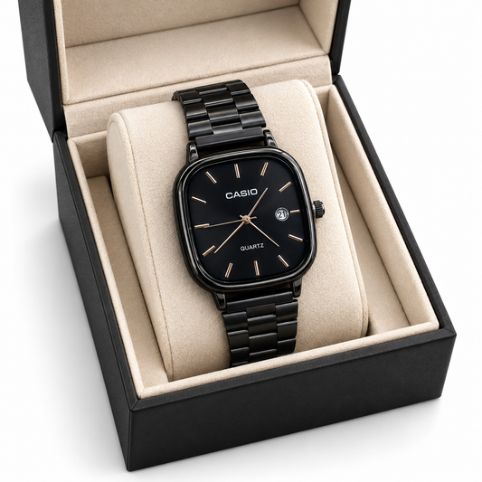 Casio LTP-B166 Series – Black Dial & Black Bracelet