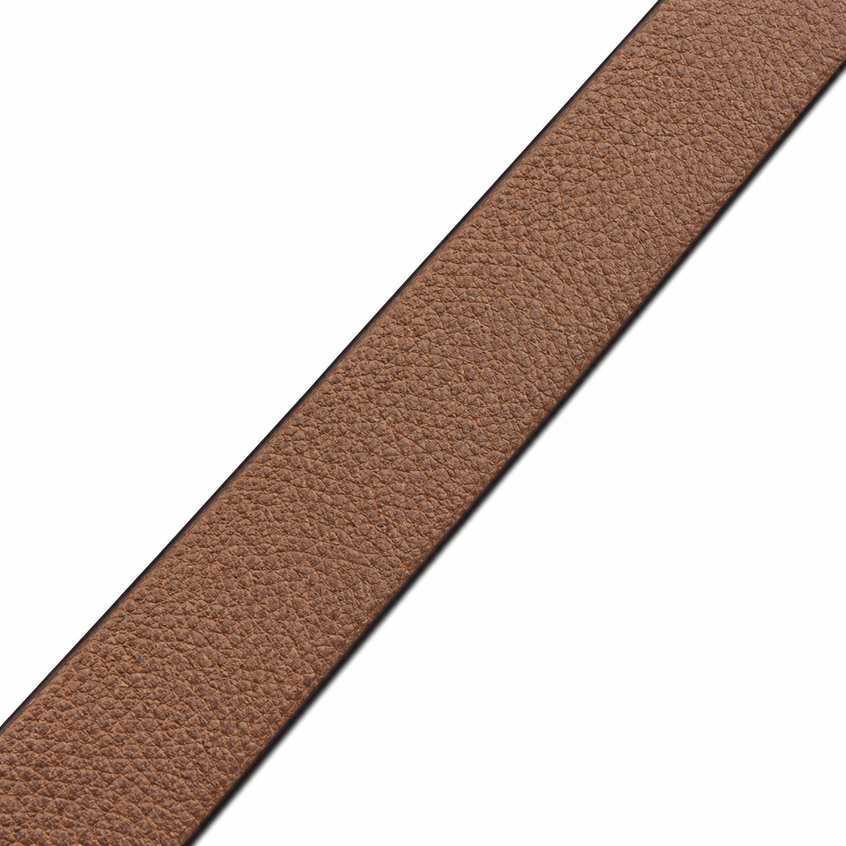 Giorgio Armani Premium Heavy Buckle Textured Brown Leather Belt