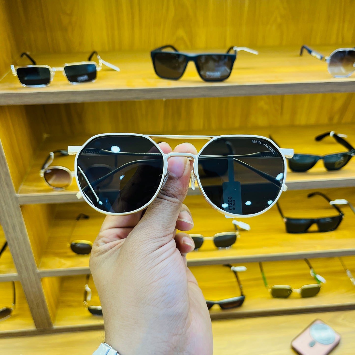 MJ 001 Preimum Golden Sunglasses