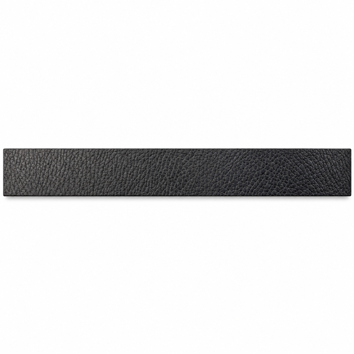 TOMMY HILFIGER Premium Black Leather TH Buckle Belt