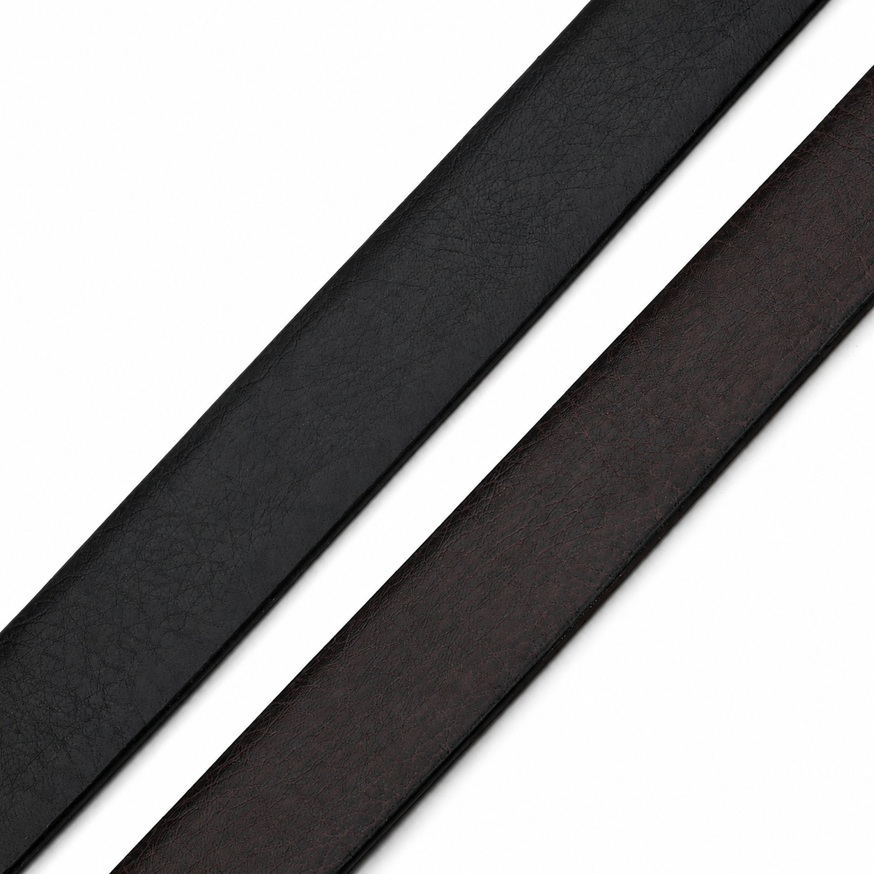 Allen Solly Golden Monogram Buckle Reversible Black & Brown Leather Belt