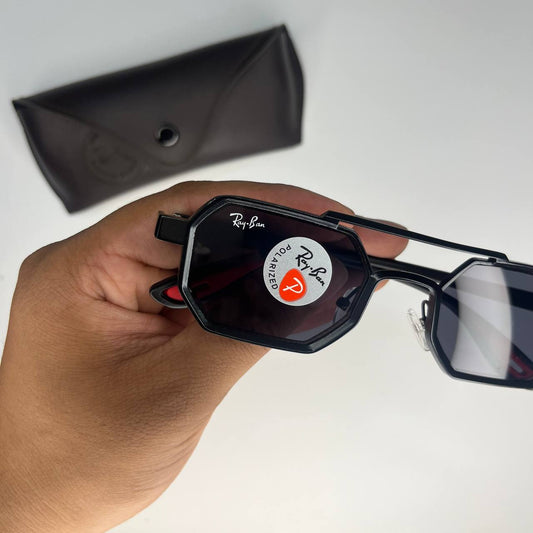 RB Ferrari Rectangular Polarized High Quality Premium Fashion Sunglass