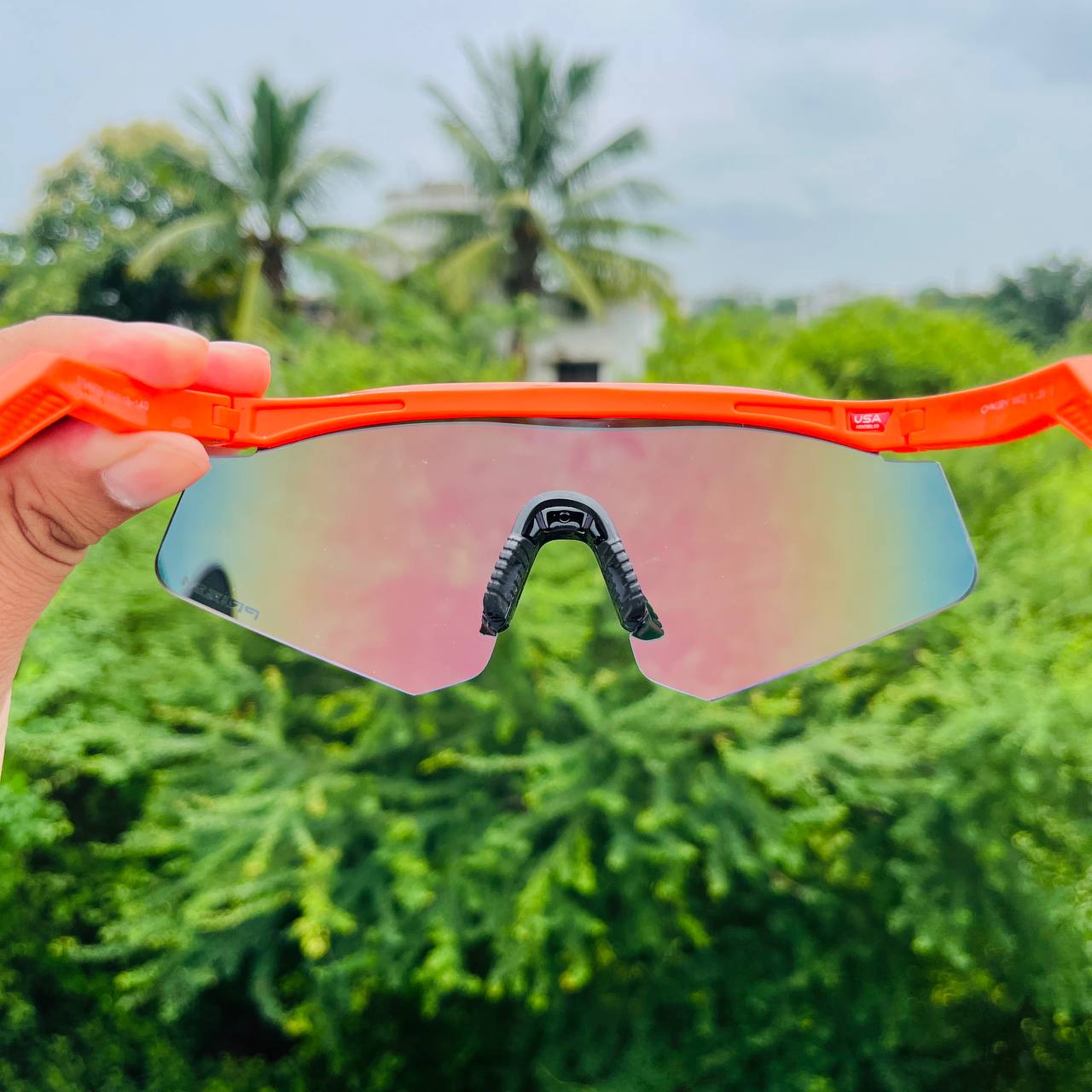 Hydra Orange Golden Colour Sunglass