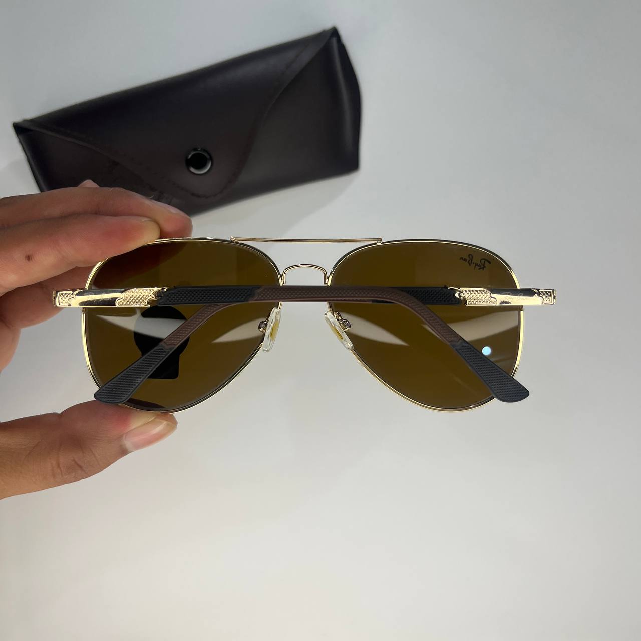 RB 6103 Golden Frame High Quality Premium Fashion Sunglass