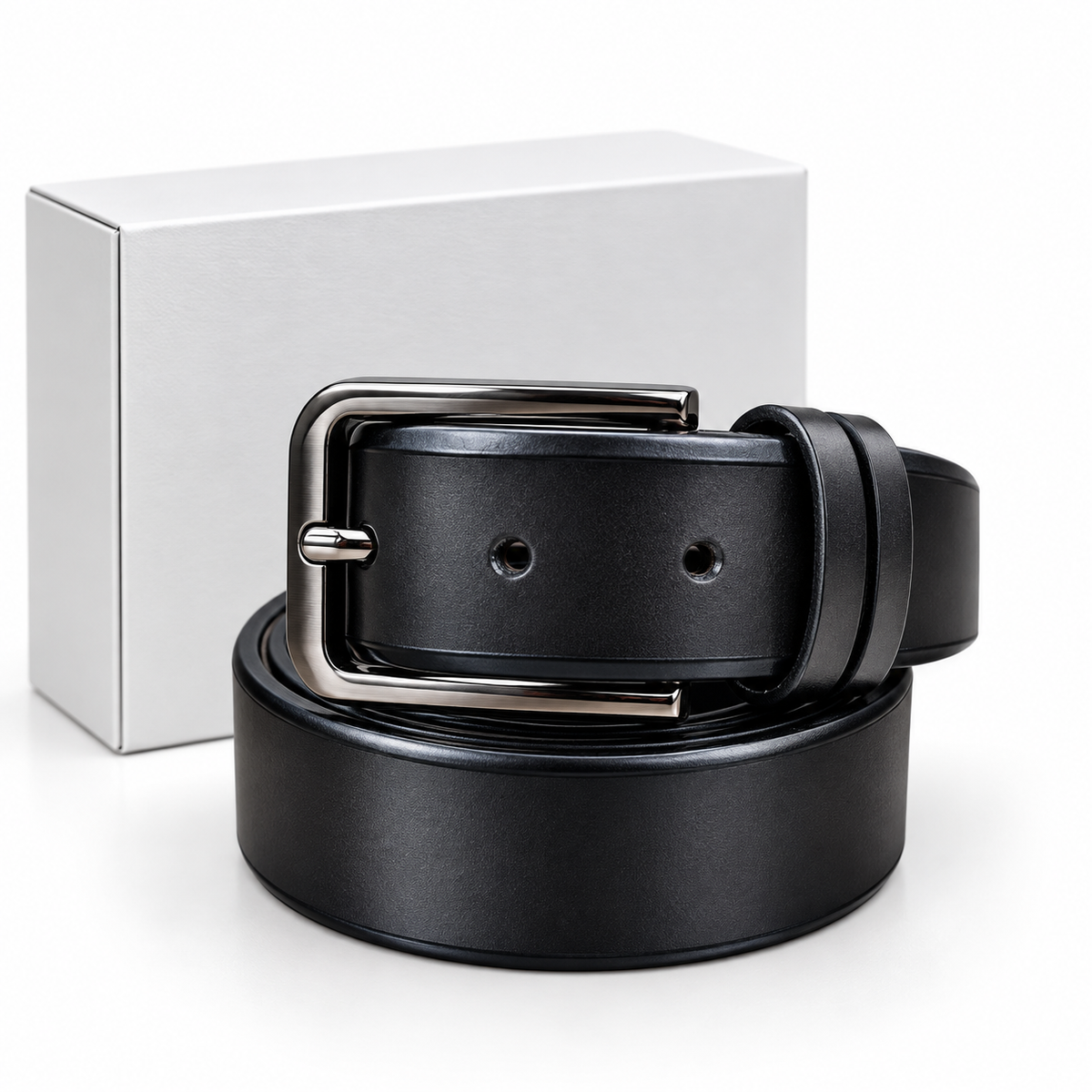 LPD Black Leather Belt