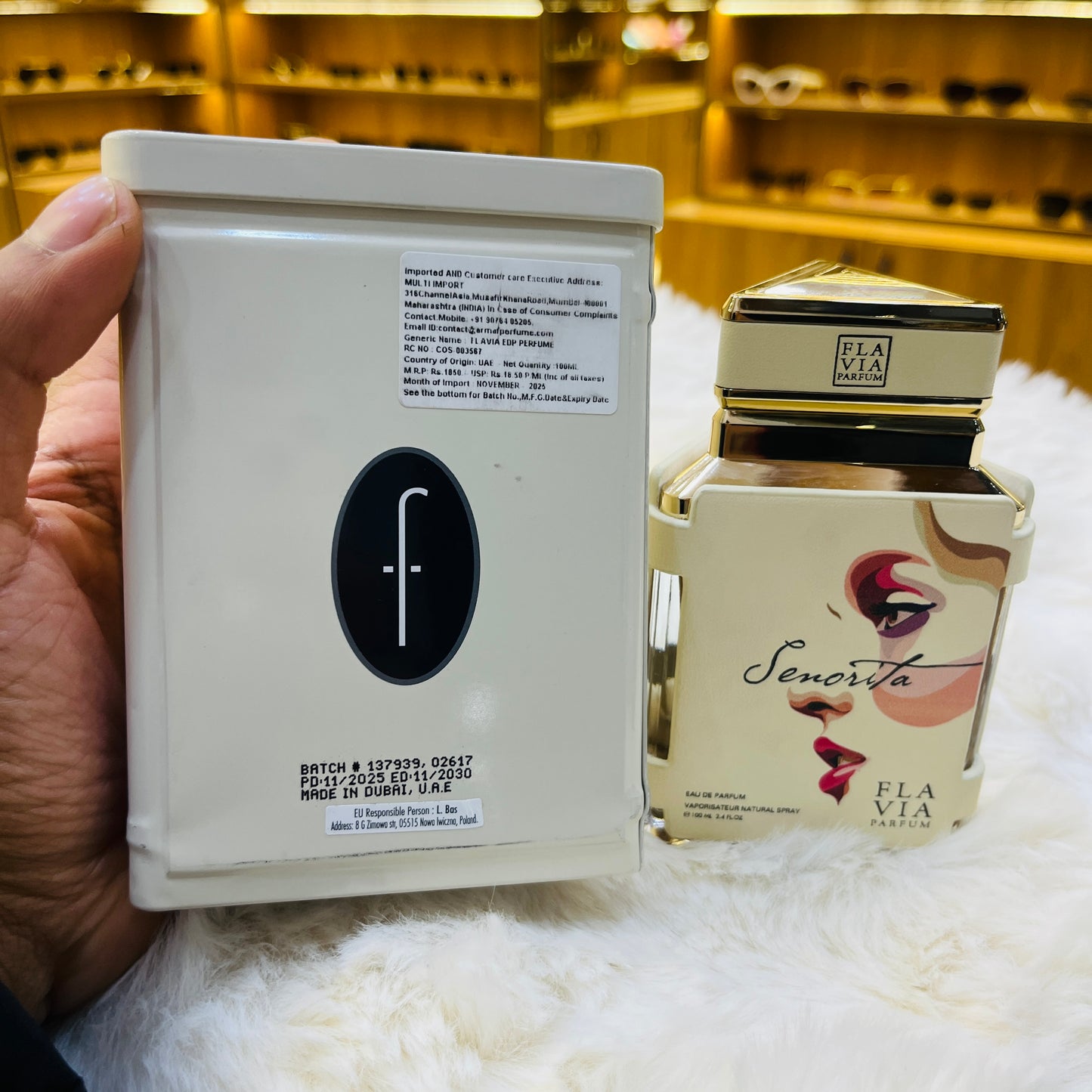 Flavia senorita Eau De Parfum 100ml | Perfume for Men & Women | Fragrance for Long Lasting Freshness | Everyday Use | Best for Gifting Purpose