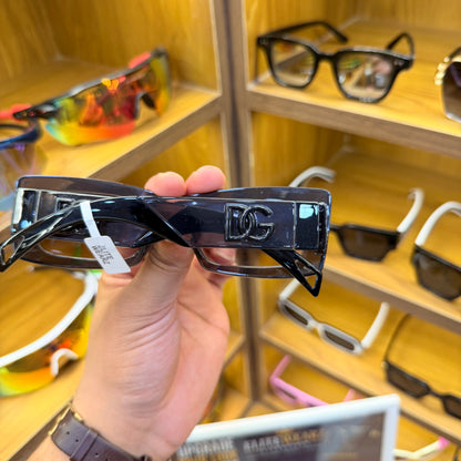 DG Rectangle Grey Colour Trending Luxury Sunglasses