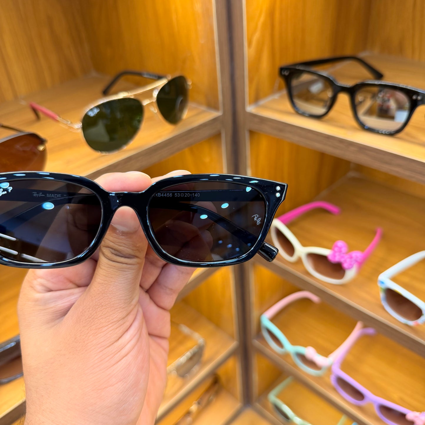 Ray Ban 4456 All Black Polarised Premium Sunglasses For Women’s