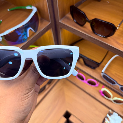 Dior White Square Trending Premium Sunglasses