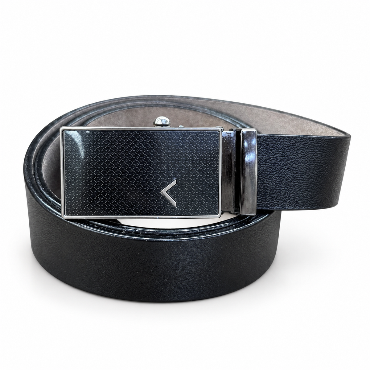 Van Heusen Signature Auto-lock Buckle Black Ratchet Belt