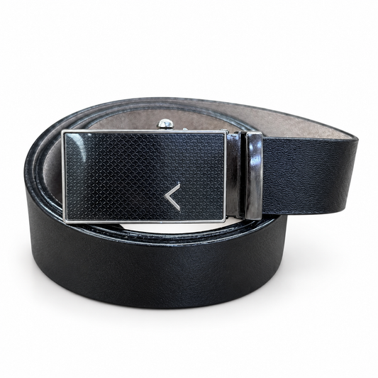 Van Heusen Signature Auto-lock Buckle Black Ratchet Belt