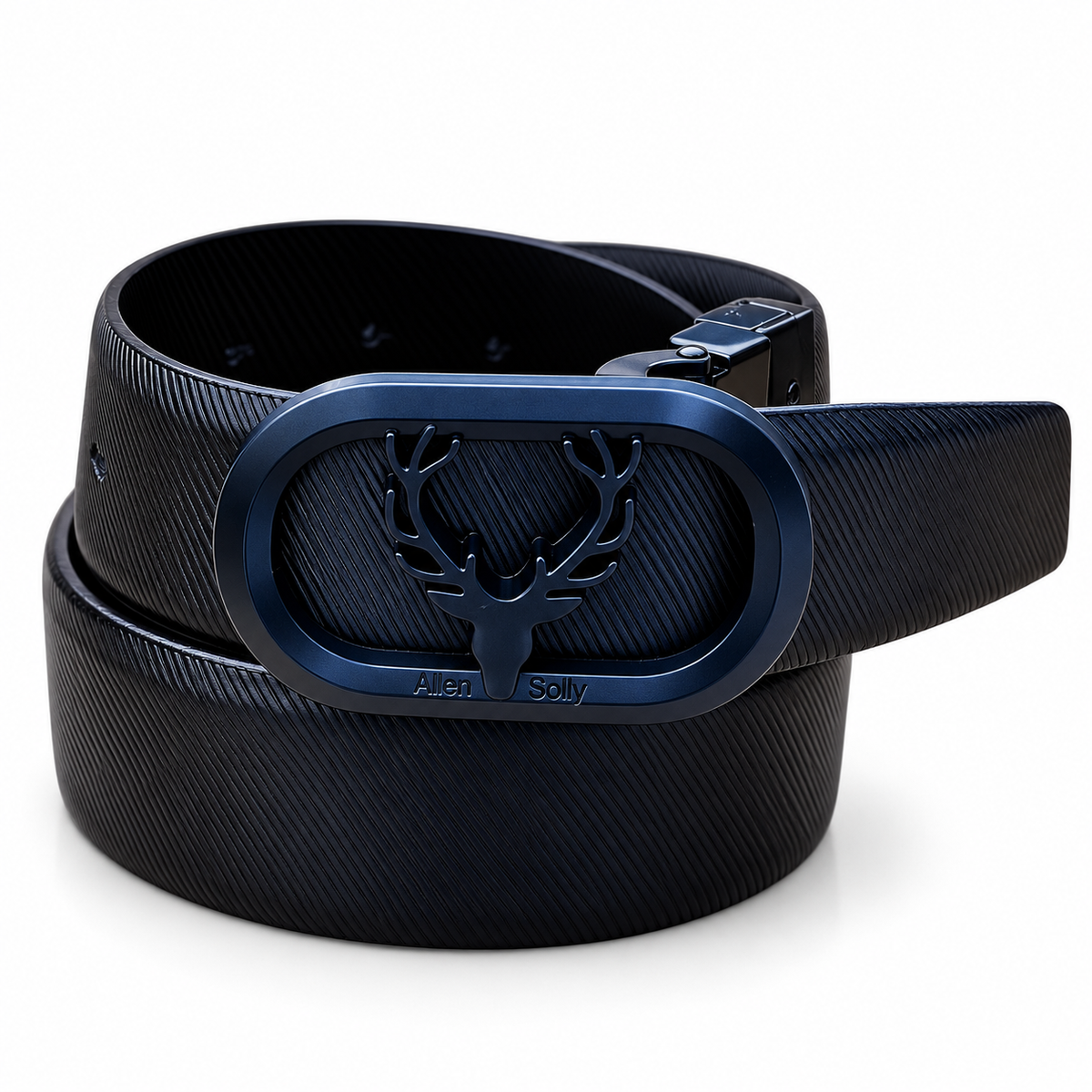 Allen Solly-Inspired Reversible Belt – Matte Black Buckle