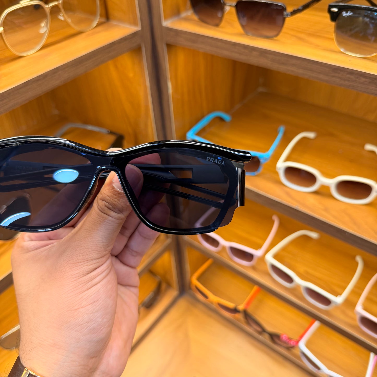 Prada Black Colour Modern Style Premium Sunglasses