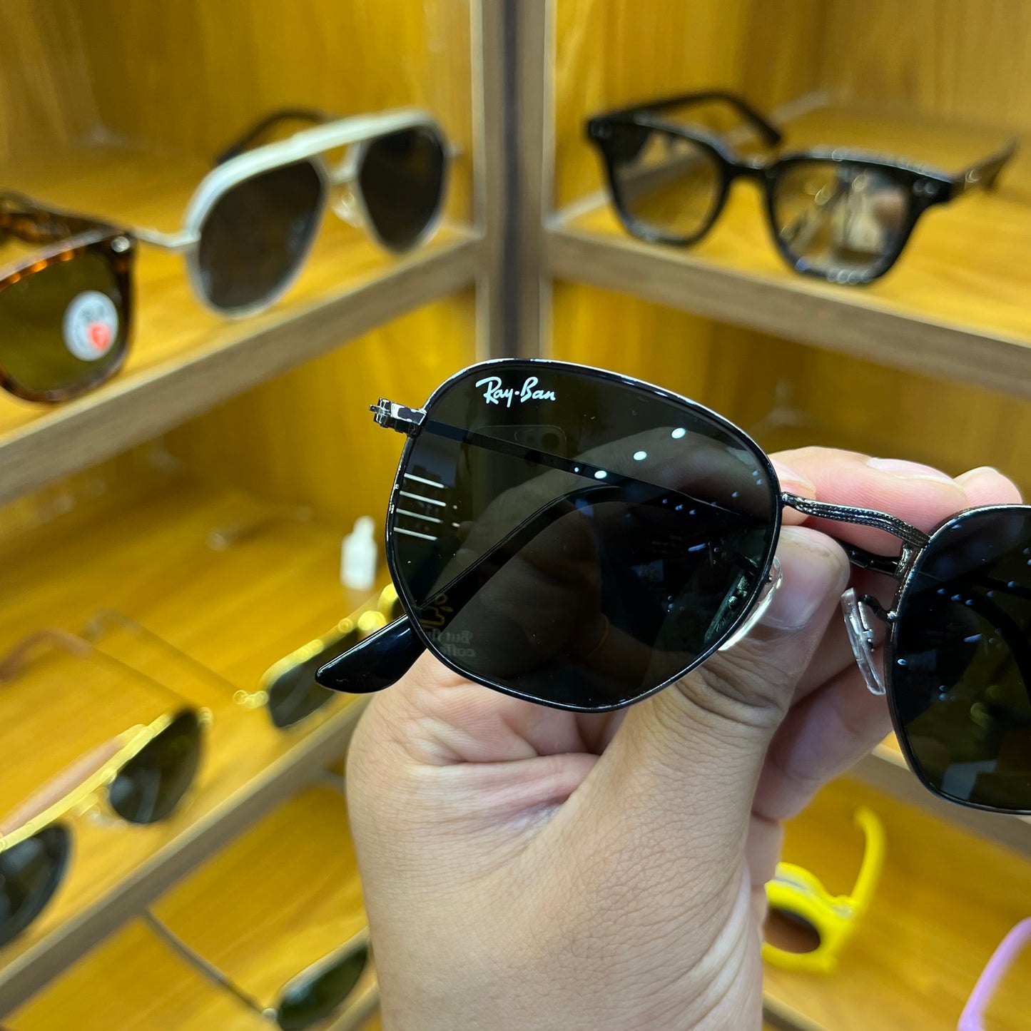 RB 3548 Black Colour Metal Frame Glass Len Most Trending Premium Subglass
