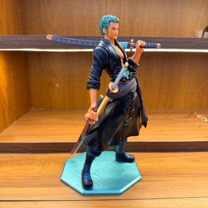 Roronoa Zoro Blue Base Anime Action Figure – 3 Sword Style Collectible