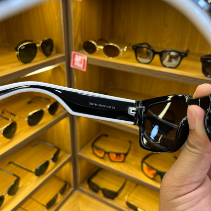 D&G Black-White Premium Sunglasses