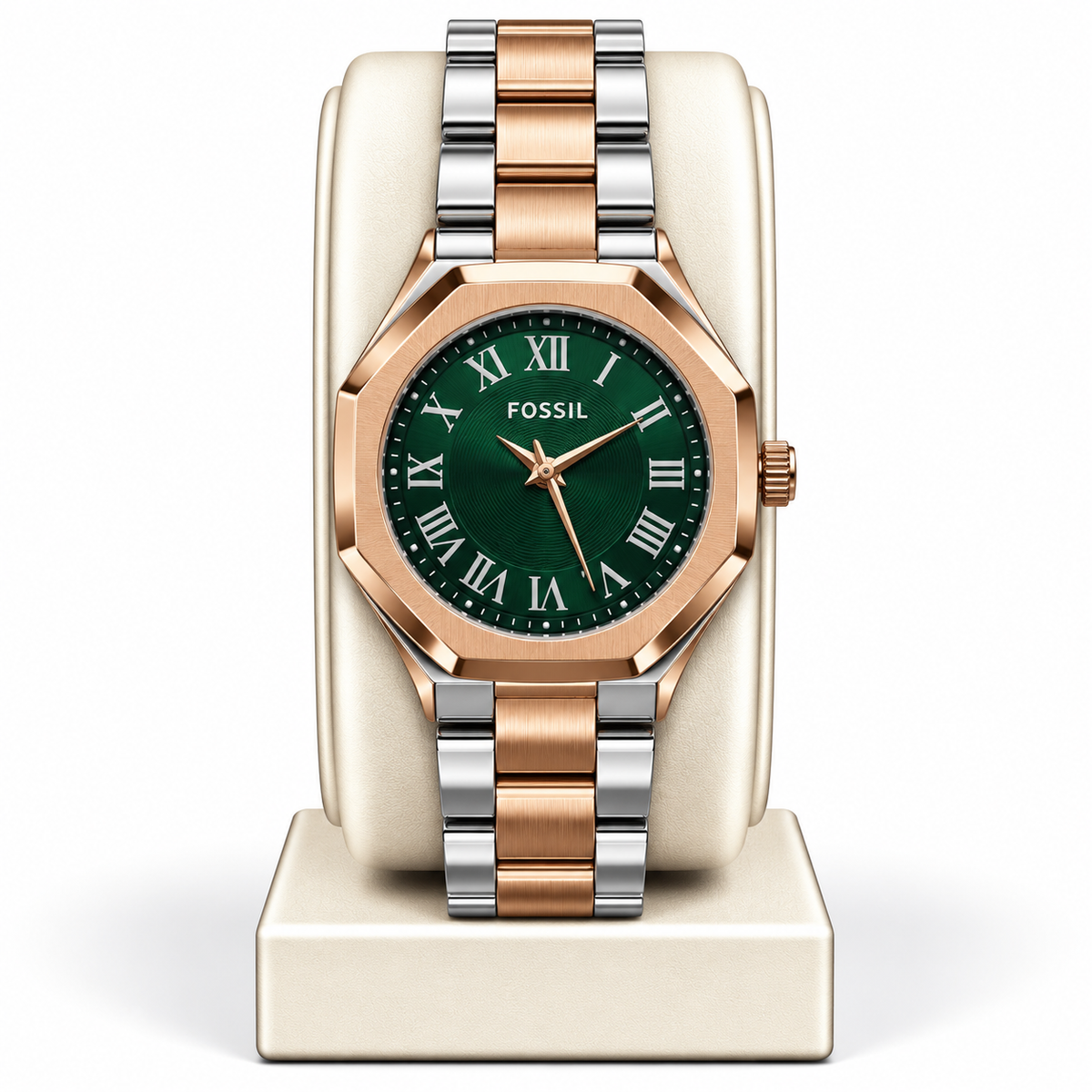 Fossil Harlow Two-Tone – Green Dial