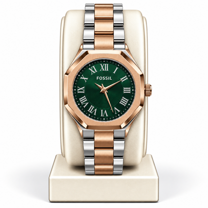Fossil Harlow Two-Tone – Green Dial