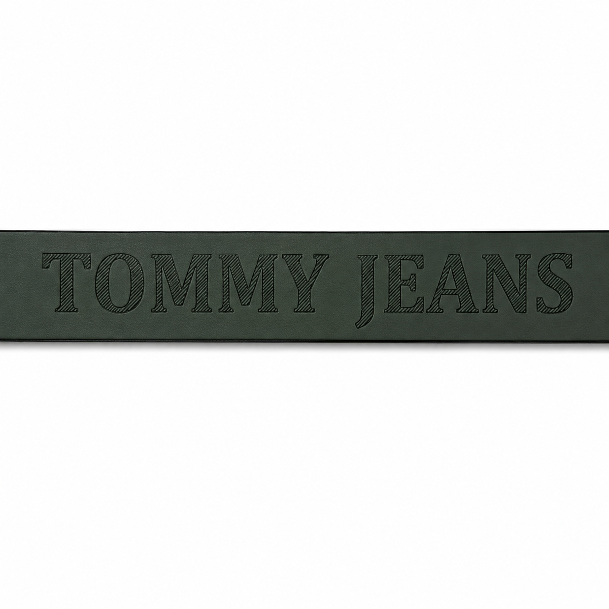 Tommy Hilfiger Classic 40 mm Black Embossed Leather Belt