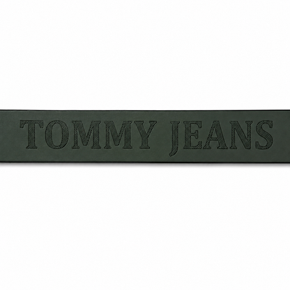 Tommy Hilfiger Classic 40 mm Black Embossed Leather Belt