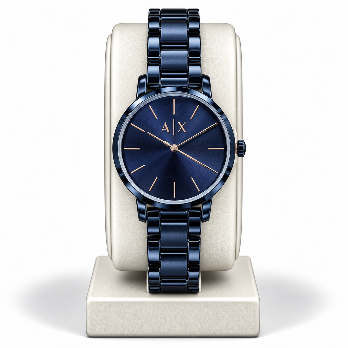 Armani Exchange Navy Blue Minimalist Men’s Watch