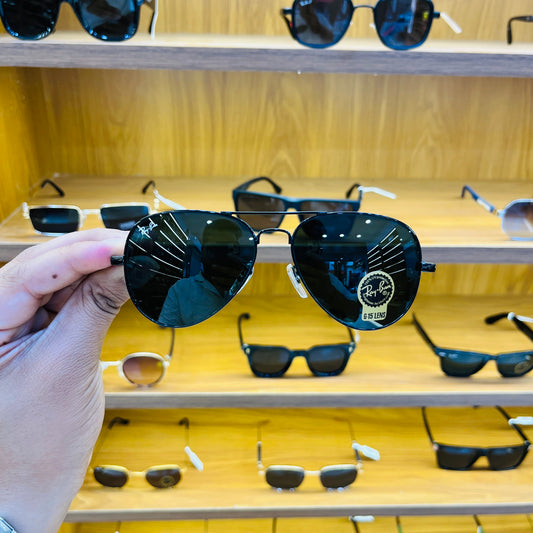 RB Aviator 4414 Black Sunglasses