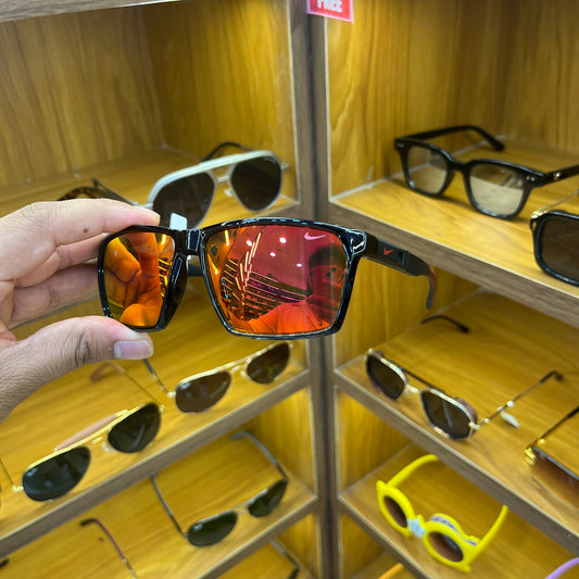 Nike Polarised Black Mercury With Free Cover, Best Sports Sunglass for Unisex (Men & Women)