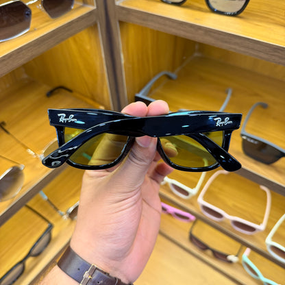 Rayban Reverse Black With Green Lens Premium Unisex Fashion Sunglass