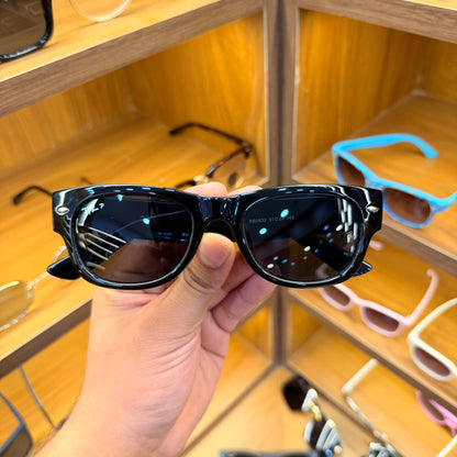 Ray-ban 0832 Unisex Square Glossy Black Premium Unisex Fashion Sunglass