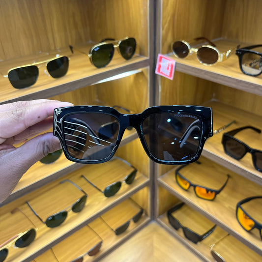 D&G Black-White Premium Sunglasses