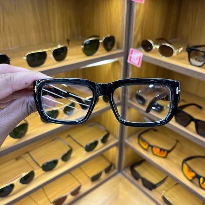 Tom Ford Luxury Eyewear Rectangle Bold Look Transparent Glasses - Most Trending Frame
