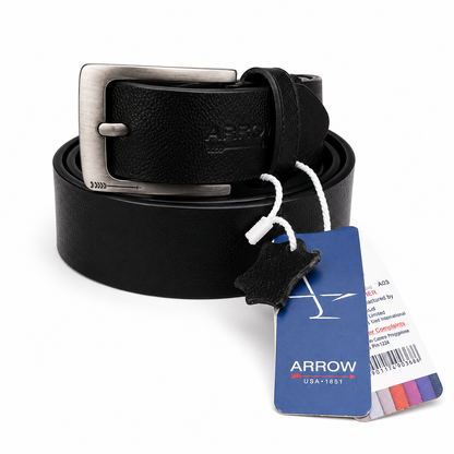Arrow Classic 35 mm Black Leather Belt