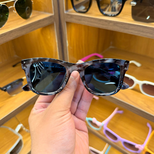 RB Reverse Smoke Crystal Grey Colour Premium Unisex Fashion Sunglass