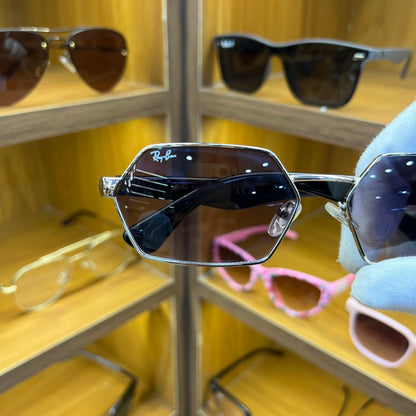 Ray Ban WS1426 black-silver shade Premium Sunglass