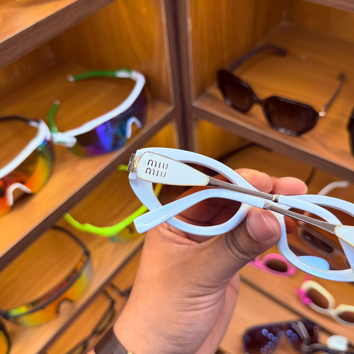 Miu Miu White Colour Premium Fashion Sunglass For Women’s and girls