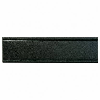 Karl Lagerfeld Black Signature Leather Belt with Classic Buckle