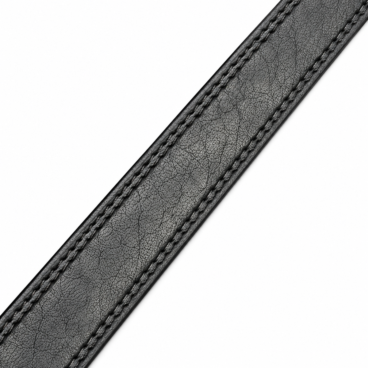 Woodland Classic Black Leather Belt
