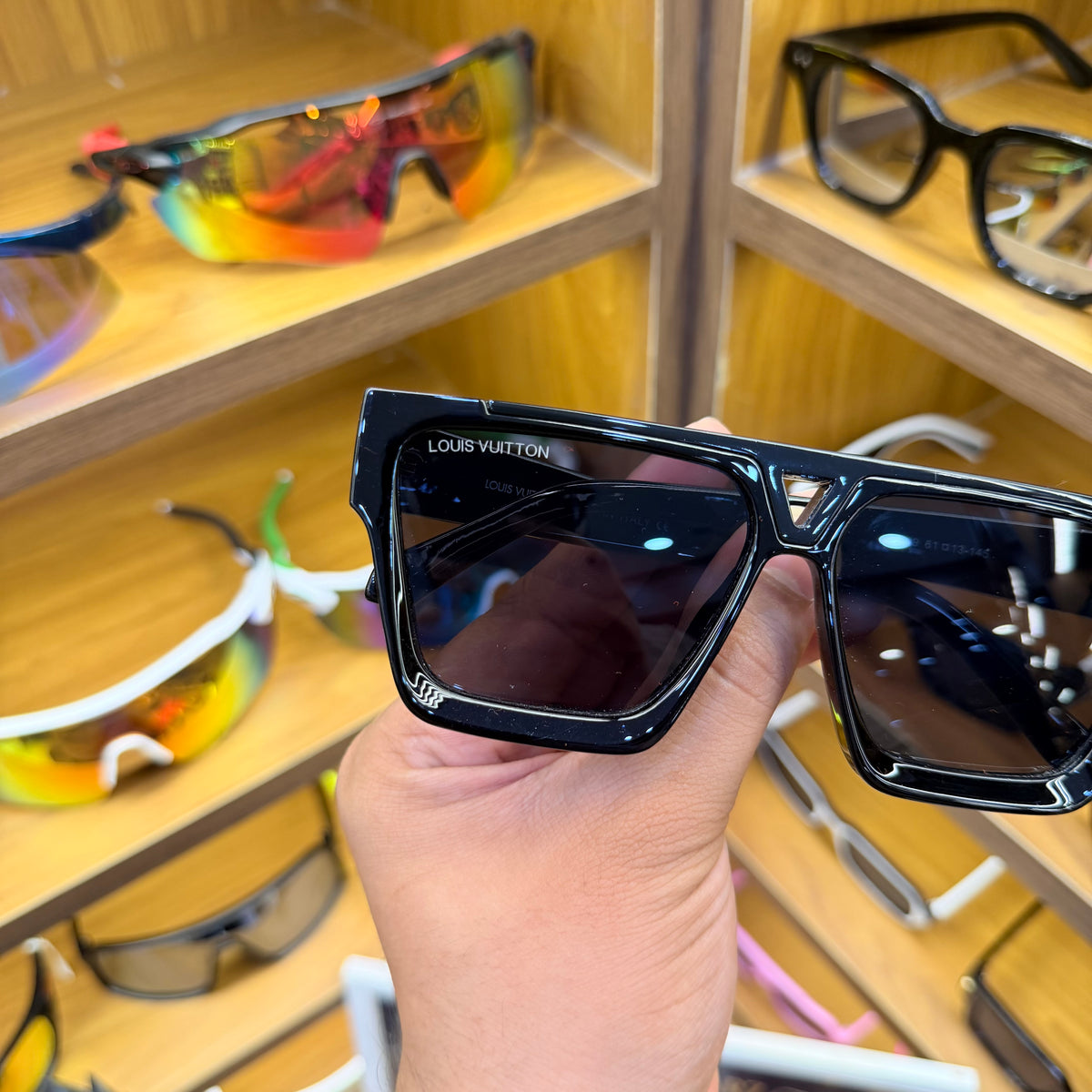 LV 6129 black Big Size Luxury Fashion Sunglasses