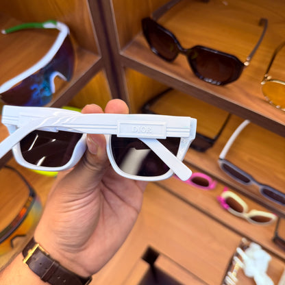 Dior White Square Trending Premium Sunglasses