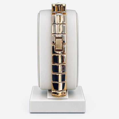 CK Chocolate Brown Rose Gold Minimalist Watch