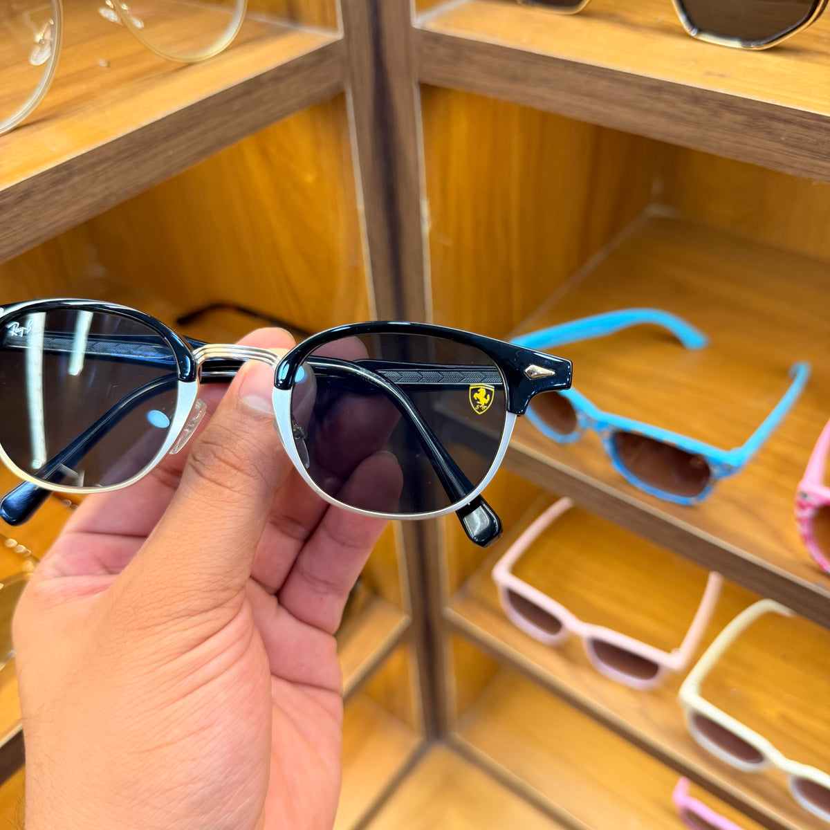 RayBan Ferrari Oval Small Size Trending Premium Sunglasses