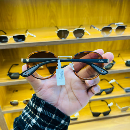 RB Ferrari Oval Brown Colour Premium Sunglass