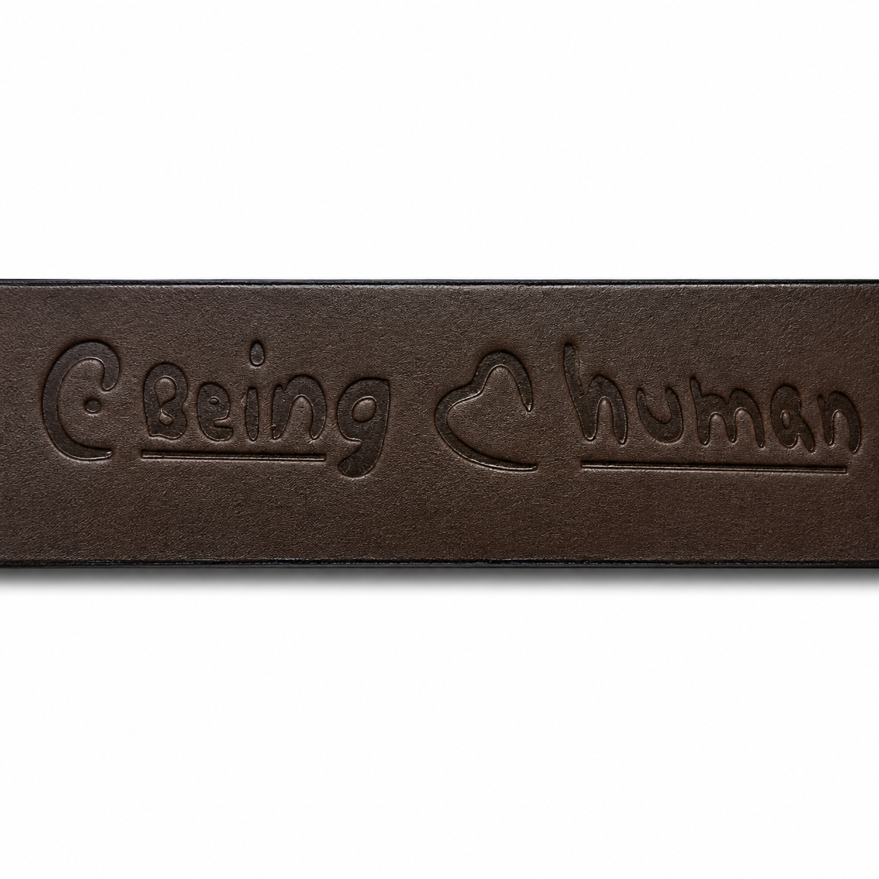 Being Human Signature Brown Leather Belt