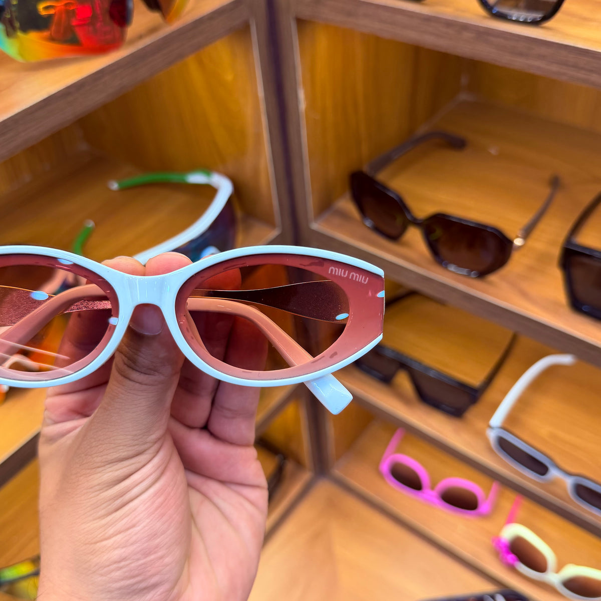Miu Miu White Colour Premium Fashion Sunglass For Women’s and girls