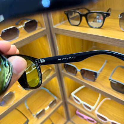Rayban Reverse Black With Green Lens Premium Unisex Fashion Sunglass
