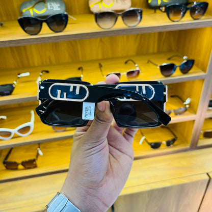 FENDI Black Square Shape Premium Sunglasses