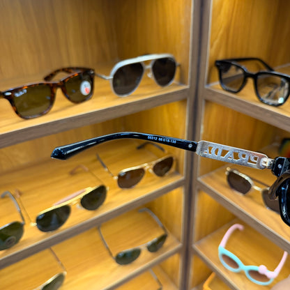 Prada 55312 Black Classy Luxury Sunglasses